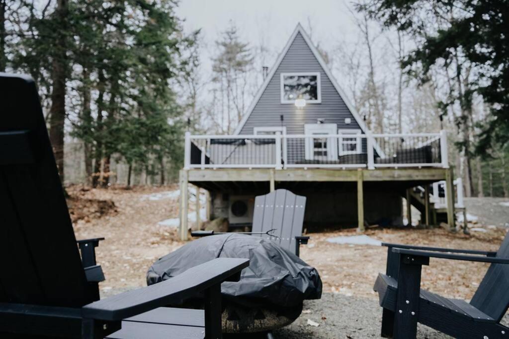New! Cozy & Modern A-Frame In The Woods W/Hot Tub Villa Tamworth Kültér fotó