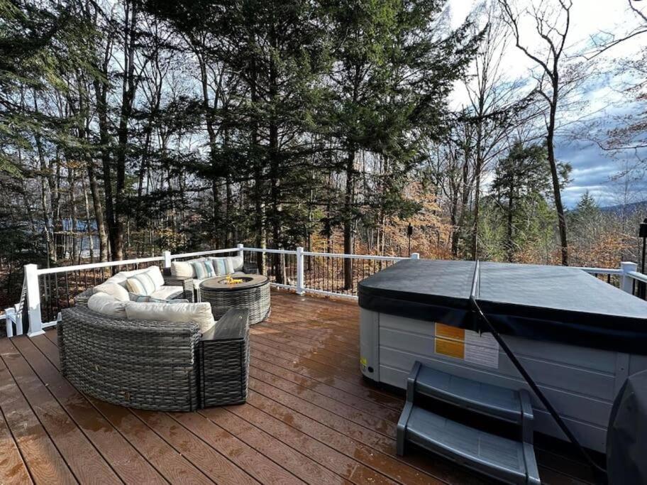 New! Cozy & Modern A-Frame In The Woods W/Hot Tub Villa Tamworth Kültér fotó